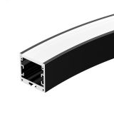 Профиль SL-ARC-3535-D800-A90 BLACK (630мм, дуга 1 из 4) (ARL, Алюминий) 027638 Arlight