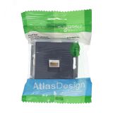 Розетка ATLASDESIGN компьютерная RJ45 механизм грифель ATN000783 Systeme Electric