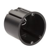 Коробка установочная KUP-73-73-m-black для полых стен саморезы металлические лапки черная IP20 Б0052725 ЭРА