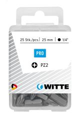 Бита PZ1 х 25 мм 1/4'' C6.3 Industrial пластик.уп. 25 шт 427045200 WITTE