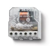 Реле шаговое электромеханическое, 2NO 10А, 2 состояния, контакты AgNi, питание 110В АC, монтаж в коробке, степень защиты IP20 260281100000 FINDER