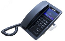 Телефон- IP цветной дисплей, 1 WAN и 1 LAN  порт 10/100Base-TX с PoE 118275 D-Link