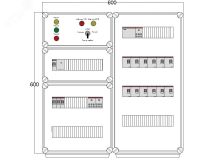 Щит управления электрообогревом DEVIBOX HR 12x2800 D330 (в комплекте с терморегулятором и датчиком температуры) DBR128 DEVIbox