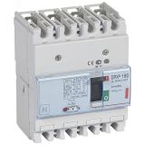 Выключатель автоматический четырехполюсный DPX3 160 25А 36кА 420091 Legrand