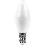 Лампа светодиодная LED 13вт Е14 теплый матовая свеча 55163 SAFFIT