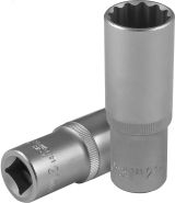 Головка торцевая глубокая 12-гранная 1/2''DR, 21 мм 049070 Jonnesway