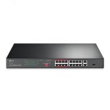 Коммутатор неуправляемый PoE 18 портов, 16хPoE 10/100 Мб/с, 1хRJ45/SFP+, 1хRJ45, 150 Вт 1000603279 TP-Link