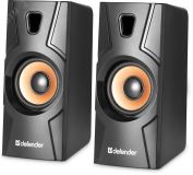 Акустическая система 2.0 Aurora S8 черный, 8 Вт, питание от USB 65408 Defender