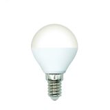 Лампа светодиодная LED-G45-7W/3000K/E14/FR/SLS . Форма шар, матовая. Теплый (3000K) UL-00008817 Uniel