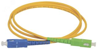Патч-корд оптический 9/125 (OS2) SC/UPC-SC/APC (simplex) 15м FPC09-SCU-SCA-C1L-15M ITK