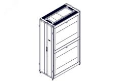 Шкаф Uniprom. 42U-600/1200. боковые панели 4шт. черный UR3300 Systeme Electric