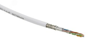 Кабель витая пара SFUTP4-C5E-S24-IN-PVC-WH-305 (305 м) SF/UTP категория 5e 444639 Hyperline