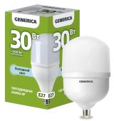 Лампа светодиодная HP 30Вт 230В 6500К E27 GENERICA LL-HP-30-230-65-E27-G IEK