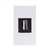 VIVA Розетка 1 модуль белая USB 2.0 42018 DKC