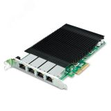 Адаптер PCI Express PoE 4хRJ45 10/100/1000 Мб/с, 802.3at, 120 Вт 1000584477 PLANET