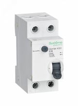 Выключатель автоматический дифференциального тока (АВДТ) 1P+N С 16А 4.5kA 30мА Тип-A 230В City9 Set C9D55616 Systeme Electric