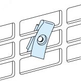 20 ГАЕК М5 ДЛЯ ПЕРФОРИРОВАННОЙ ПЛАТЫ LVS03181 Schneider Electric