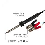 Паяльник с зажимами ''крокодил'', 12 В/40 Вт, REXANT 12-0189 REXANT