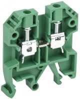 Клемма винтовая КВИ-4мм2 зеленая YZN30-004-K06 IEK