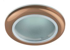 Светильник встраиваемый WR1 SC влагозащищенный MR16 12V/220V 50W медь (100/2400) C0043844 ЭРА
