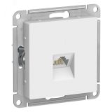 Розетка ATLASDESIGN компьютерная RJ45 механизм белый ATN000183 Systeme Electric