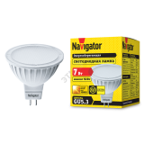 Лампа светодиодная LED 7вт 230в GU5.3 тепло-белая 18869 Navigator Group