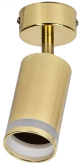 LIGHTING Светильник 4006 накладной настено-потолочный под лампу GU10 золото IEK LT-USB0-4006-GU10-1-K22 IEK