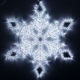Фигура ARD-SNOWFLAKE-M9-900x900-360LED White (230V, 22W) (Ardecoled, IP65) 034256 Arlight