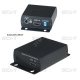 Комплект (передатчик T + риемник R) передачи HDMI 00007822 SC&T