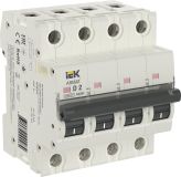 ARMAT Выключатель автоматический четырехполюсный D 2А M06N AR-M06N-4-D002 IEK