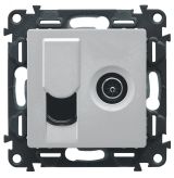 Valena LIFE Лицевая панель розетки TV-RJ45 Алюминий 754832 Legrand