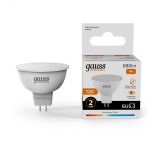 Лампа светодиодная LED 9 Вт 680 лм 3000К DC12В GU5.3 софит MR16 теплая Низковольтная Elementary 11519 GAUSS