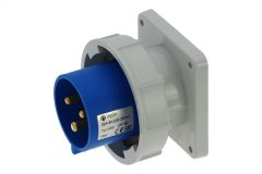 Вилка встраиваемая 32A/230V/1P+N+E/IP67, фланец 86x86 00-00032424 INPIN
