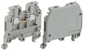 Клемма ЗНИ-2.5 мм.кв. серая без маркировки YZN10-002-K03 IEK