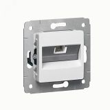 CARIVA Розетка телефонная RJ11 белая 1 вход 695950 Legrand