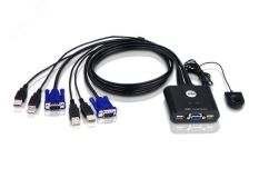 Переключатель KVM 2 порта, VGA, USB, 2048 x 1536 1000188892 Aten