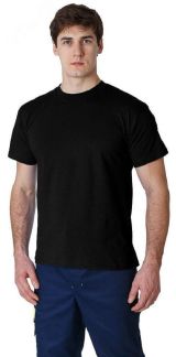 Футболка (тк.Трикотаж,160), черный.XL (52) 87469245012 Факел