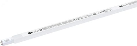 Лампа светодиодная LED 18вт G13 дневной установка возможна после демонтажа ПРА ECO LLE-T8-18-230-65-G13 IEK