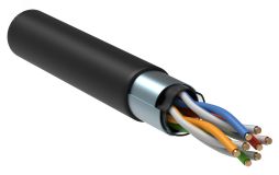 Витая пара F/UTP кат.5E 4х2х24AWG solid LDPE черный (305м) LC3-C5E04-339 ITK