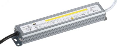 Драйвер LED ИПСН-PRO 30Вт 12 В блок- шнуры IP67 IEK LSP1-030-12-67-33-PRO IEK