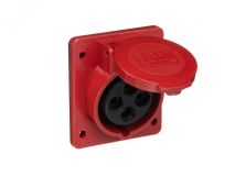 Розетка скрытая 3P+PE 16А 380В IP4 414 26051DEK Dekraft