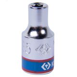 Головка торцевая TORX Е-стандарт 1/4', E4, L = 24 мм 237504M King Tony