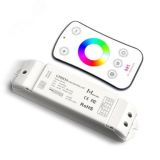 Контроллер для светодиодной ленты 12-24V IP20 135x30x20 мм c пультом, 4CH 240/480W(12V/24V) (LTECH) RGBW M4+M4-5A Вартон