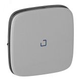 Valena ALLURE Лицевая панель для выключателя с индикацией, алюминий 755087 Legrand