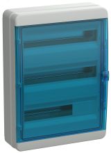 TEKFOR Корпус пластиковый КМПн-54 IP65 синяя прозрачная дверь IEK TF5-KP72-N-54-65-K03-K07 IEK