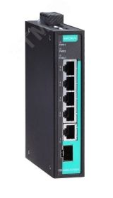 Коммутатор 4 x 10/100/1000BaseTX и 1 x Combo Gigabit (10/100/1000BaseTX или 100/1000BaseSFP), с расширенным диапазоном температур EDS-G205-1GTXSFP-T MOXA