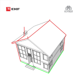 Комплект молниезащиты частного дома габ. 8х8м PROxima lp-8x8 EKF