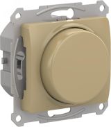 GLOSSA СВЕТОРЕГУЛЯТОР (диммер) повор-нажим, LED, RC, 400Вт, мех.,  ТИТАН GSL000423 Systeme Electric