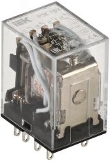 Реле промежуточное 12В AC 4пк 3A РЭК78/4 с индикацией RRP20-4-03-012A-LED ONI