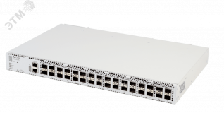Коммутатор агрегации управляемый L3 32 портов SFP+, SFP 10/1000Мб/с, USB без БП 1000673945 ELTEX